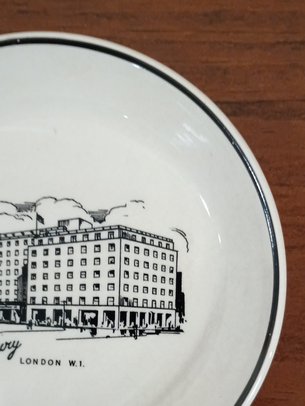 The Westbury Hotel, London, Trinket Dish - Vintage 60s - Picture 4 of 8